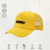 Casquette Trucker Premium 5 Panneaux en Mousse, Structurée à l'Avant, Dos en Maille, Logo Brodé Précis, Casquette de Marque OEM, Vente en Gros Petites Séries