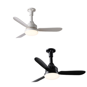 28 Inch E27 Screw In Ceiling Fan With <b>Light</b> 3 Blades <b>Socket</b> Fan <b>Light</b> Easy Install For Bedroom office - Product Image 1