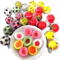 Bonbons Gélifiés Créatifs pour Enfants, Petits Dragons Dorés aux Grands Yeux, Fourrés au Jus, 10g en Vrac