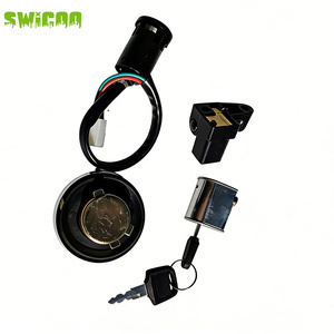 SWICOO Nuovo Kit di Ricambio per Interruttore di Accensione e Set Tappo Serbatoio Carburante per Serrature <span class=keywords><strong>Moto</strong></span> <span class=keywords><strong>Honda</strong></span> Z50 Monkey Bike - Product Image 4