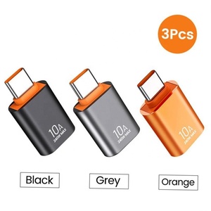 10A <span class=keywords><strong>OTG</strong></span> USB 3,0 a Adaptador tipo C USBC macho a USB hembra convertidor carga rápida <span class=keywords><strong>OTG</strong></span> adaptadores y conectores de carga de datos - Product Image 3