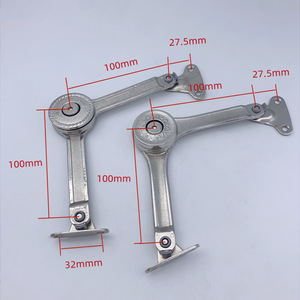 Adjustable Folding Gas <b>Spring</b> With Soft Closing 35 Mm <b>Hinge</b> Cup For Cabinet Doors Surface Mount - Product Image 2