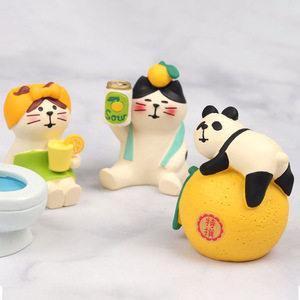 Cute Cat Resin Figurines Animal Shape Handmade Home Decoration Craft Gift For Car Or Desk Display - Product Image 4