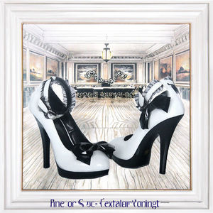 Elegant Women's High <b>Heels</b> 13 cm <b>Platform</b> <b>White</b> Lace Thin Bow Fashionable Spring Autumn PU Insole Sweet High <b>Heels</b> Shoes - Product Image 3