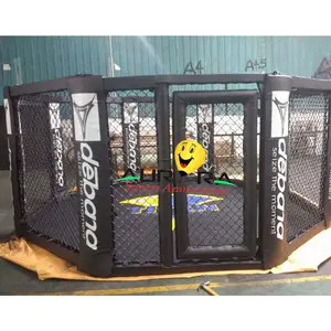 Anello da boxe portatile MMA portatile personalizzato di alta qualità anello da boxe portatile di tipo elevato professionale 20x20