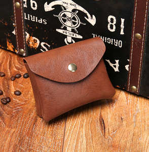 Portefeuille court en cuir PU, mini porte-monnaie, porte-cartes de crédit, porte-monnaie unisexe, poche pour écouteurs, sac de rangement - Product Image 5