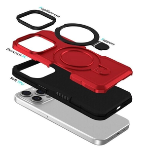 เคสกันกระแทกพร้อมขาตั้งวงแหวนสำหรับ <span class=keywords><strong>iPhone</strong></span> 16 <span class=keywords><strong>Pro</strong></span> 15 14 13 <span class=keywords><strong>12</strong></span> 11 - Product Image 3