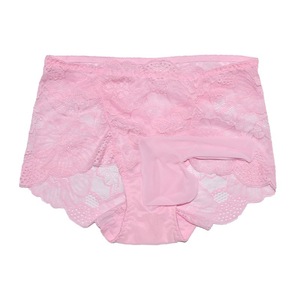 Men's Sexy Lace See Through Breathable Plus Size Erotic Underwear With Penis Sleeve Separated Design Moisture Proof - Product Image 5