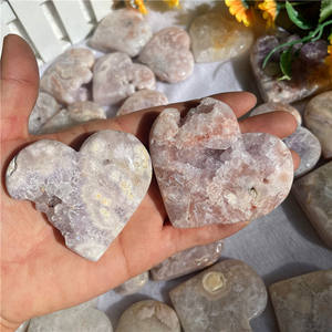 قلب من الجوزي من الجشمت الكريستالي الوردي الطبيعي بسعر الجملة مرتفع الطلب يصلح كهدية للزفاف وشفاء الألم - Product Image 5