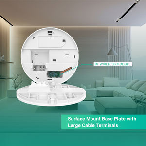 <span class=keywords><strong>Detector</strong></span> <span class=keywords><strong>de</strong></span> <span class=keywords><strong>Humo</strong></span> Inalámbrico Interconectado con Alimentación a 230V, <span class=keywords><strong>Cableado</strong></span>, con Batería <span class=keywords><strong>de</strong></span> Respaldo <span class=keywords><strong>de</strong></span> 3V y Certificación BS EN14604 - Product Image 4