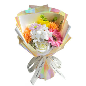 Ramo <span class=keywords><strong>de</strong></span> Rosas Artificiales <span class=keywords><strong>de</strong></span> Girasol, Regalo al por Mayor, Terminado, para Maestros y Maestras <span class=keywords><strong>de</strong></span> Primaria y <span class=keywords><strong>Secundaria</strong></span> - Product Image 4