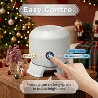 Lampe de Projection LED de Noël à Brancher, Lampe de Scène Rotative Dynamique à Flocons de Neige Changeant de Couleur pour Fêtes, Halloween et Fêtes de Fin d'Année