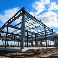 Edificio Prefabricado de Estructura de Acero, Almacén Comercial con Estructura de Acero Ligero para Exteriores