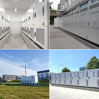 Armoire de stockage d'énergie extérieure 261 kWh LiFePO4 refroidie par liquide pour centre de données avec PCS 125 kW