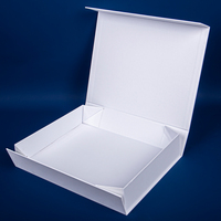 Matériaux recyclés Cadeau Pliant Emballage Pliable Stratification Rigide Mat Fermeture Magnétique Boîte Cadeau Personnalisable