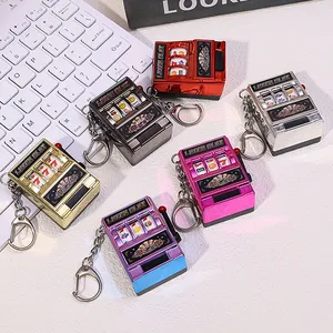 Mini <strong>Fruit</strong> <strong>Slot</strong> Arcade Birthday Lucky Jackpot Mini Keychains Gift Educational Retro Toy Coin Operated <strong>Games</strong> Gambling <strong>Machine</strong>