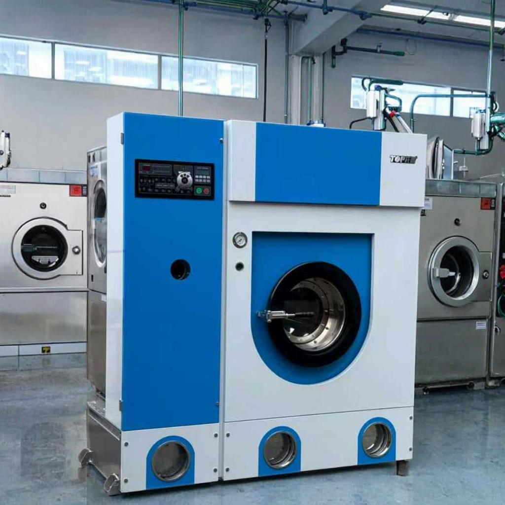 High Quality 30kg Vertical Industrial Dry Cleaning Machine Best Quality Hydrocarbon with Electric Distillation Electric Fuel