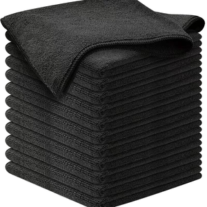 JWDクイックドライ400 GSMマイクロファイバー布カーケア用ソフト吸収ニットタオルリントフリー40x40cmハウスキッチンウィンドウ用 - Product Image 2