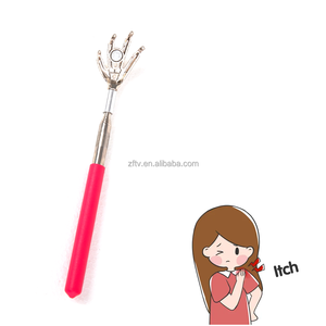 Extensível telescópico de aço inoxidável, prático, acessório de massagem e arranhões, de aço inoxidável - Product Image 1