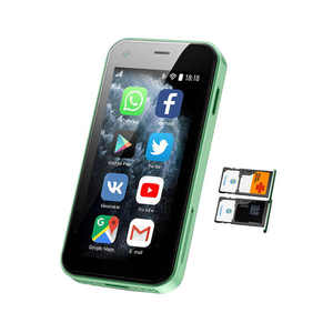 Mini điện thoại thông minh soyes xs13 <span class=keywords><strong>Android</strong></span> điện thoại di động <span class=keywords><strong>3</strong></span> inch màn hình cảm ứng 4 màu sắc Dual Sim Google chơi cửa hàng dễ thương điện thoại thông minh - Product Image 1