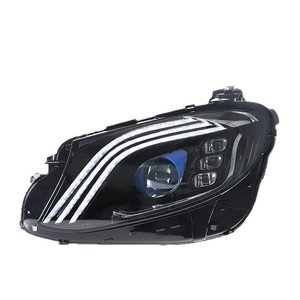 Conjunto de faros LED modificados para Mercedes-Benz Clase E W213 16-20 Compatible con el modelo Maybach Clase S Características de circulación diurna - Product Image 2