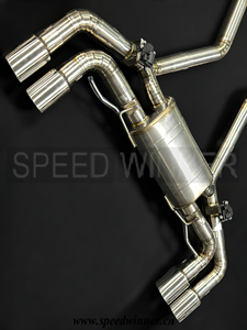 Sistema de Escape Catback Valvetronic de Titanio de Alta Calidad SpeedWinner con Puntas para <span class=keywords><strong>BMW</strong></span> M240 <span class=keywords><strong>M240i</strong></span> G42 B58 3.0T <span class=keywords><strong>2017</strong></span>+ - Product Image 3