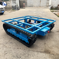 Châssis sur chenilles en acier hydraulique de 2 tonnes OEM avec appareil de forage Châssis de machines de construction Châssis Robot télécommandé