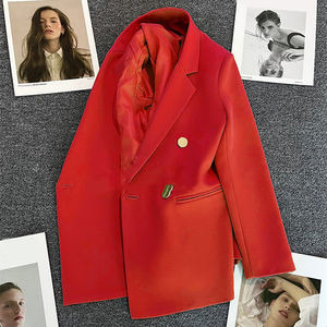 معطف نسائي كاجوال قصير بتصميم كوري عصري لإطلالة المشاهير، موضة ربيع وخريف 2025 بألوان الحلوى الزاهية - Product Image 3