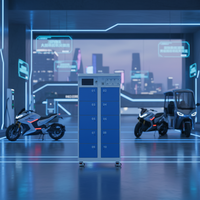 ESINO Station d'échange de batteries intelligente avec surveillance à distance PD QC3.0/QC4.0 pour vélos électriques, armoire d'échange automatique pour le marché mondial