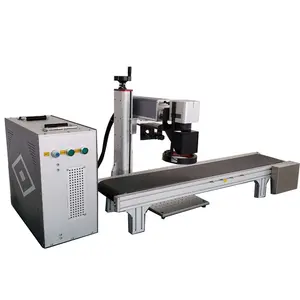 De Beste Fiber Laser Gravure Machine Met Ccd Vision Camera Fiber Laser Mopa Laser Raycus Machine Metaal Gegraveerd Met Transportband