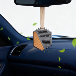 Ambientador de Madera para Coche con Clip para Ventilación y Adorno Colgante - Difusor de Aromaterapia de Madera Natural para el Interior del Automóvil - Product Image 1