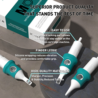 MO Tattoo Naaldcartridges Met Zachte Membranen Fabrieksgroothandel Vingerleuning Cartuchos voor Permanente Make-up Lichaamsversiering Benodigdheden