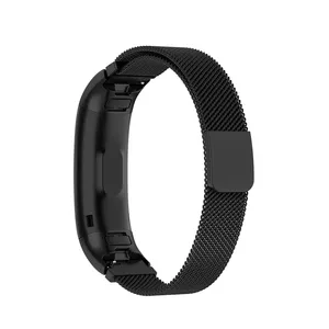 Bracelet magnétique milanais pour <span class=keywords><strong>Huawei</strong></span> <span class=keywords><strong>Band</strong></span> <span class=keywords><strong>4</strong></span> Pro Boucle magnétique en métal Correa pour <span class=keywords><strong>Huawei</strong></span> <span class=keywords><strong>Band</strong></span> 3 Pro Bracelet en métal Correa - Product Image 3