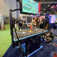 Simulateur de baby-foot en réalité virtuelle, jeu géant de baby-foot LED, table VR, machine d'amusement pour aire de jeux intérieure, stand d'exposition scolaire