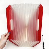 Porte-documents en plastique A4 extensible, pochette de poche, sac de rangement Portable, pour organiser les fichiers