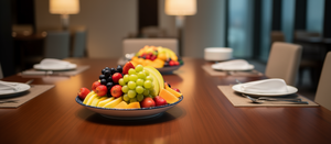 Vassoio per frutta a onde, lucidato, decorativo, lavabile in lavastoviglie, adatto al contatto con alimenti, per ristoranti, hotel, vassoio da portata - Product Image 2