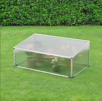 100x60x40/30cm vente en gros efficace mini-PC serres cadre en métal Polycarbonate petit Mini jardin semis protéger et planter