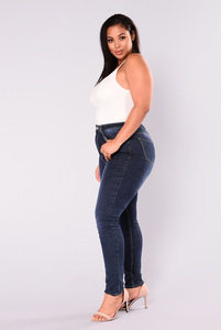 <span class=keywords><strong>Jean</strong></span> surdimensionné Jeans en denim extensible pour <span class=keywords><strong>femme</strong></span> Pantalons et jeans <span class=keywords><strong>grande</strong></span> <span class=keywords><strong>taille</strong></span> pour <span class=keywords><strong>femme</strong></span> - Product Image 4