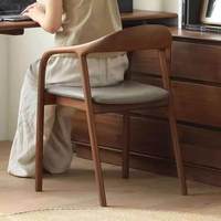 Chaise de salle à manger rembourrée en bois de frêne massif, vente directe d'usine, mobilier de bureau à domicile, meilleur prix, qualité garantie