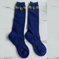 Chaussettes personnalisées avec logo, respirantes, absorbant la transpiration, broderie jacquard personnalisée, chaussettes de sport mi-mollet, fabricant de chaussettes pour hommes