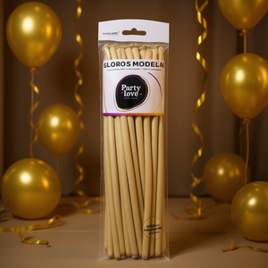 Globos Redondos Metálicos de Látex para Fiestas, Color Dorado Premium, 260 Unidades, 50 Piezas, Decoraciones para Fiestas de Cumpleaños - Product Image 2