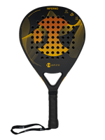 Raquette à pagaie professionnelle en fibre de carbone de conception OEM 3K/12K/18K raquettes de padel à puissance de rotation élevée supérieure avec prise en EVA prix d'usine