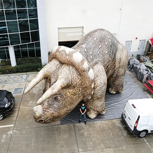 Modelo Inflable Gigante de Triceratops, Dinosaurio Prehistórico para Decoración de Carnaval de Dinosaurios/Exhibición/<span class=keywords><strong>Museo</strong></span>/Park Temático - Product Image 1