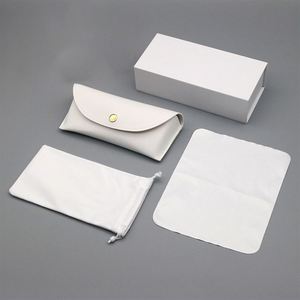 Boîtes à lunettes personnalisables avec logo, étuis en cuir 2026, étuis à lunettes de vue, boîtes d'emballage en gros, lunettes de soleil de luxe - Product Image 2