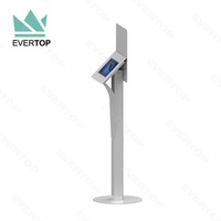 LSF18 Kiosque pour iPad 10-13 "Stand Anti Theft Public Tablet Kiosk Stand for iPad Display Stand with Aura LED Light