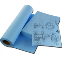 Papier pour plans à double face 80 g/m² pour dessin CAO, 20 po x 50 verges, mandrin de 2 po