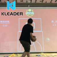 Terrain de basket-ball interactif 3D, projection de cartographie, jeux de basket-ball, LEDSSPORT, tir, arène VR, mur de projection immersive