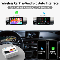 Kit de Interfaz de Módulo Decodificador Inalámbrico CarPlay Android Auto para Actualización de Sistema Multimedia de Coche A4 A3 A5 A6 A7 A8 Q2 Q5 Q7 para Audi