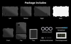 Pequeño recinto de terrario vertical acrílico para Tarántula, Araña, lagartos, serpientes, <span class=keywords><strong>mantis</strong></span> religiosa, <span class=keywords><strong>cangrejo</strong></span> ermitaño, 7,8 \ "X 7 \" X 11,8 \" - Product Image 2