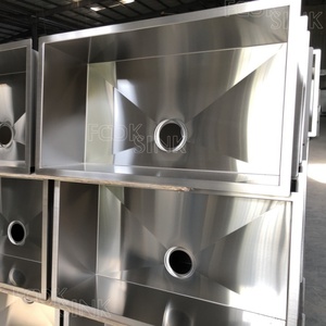 Éviers de cuisine modernes en acier inoxydable Ss304 brossé Évier de cuisine profond en acier inoxydable Lavabos à montage supérieur Evier de Cuisine - Product Image 6